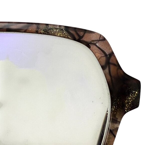 Elton John Eyewear Carnaby Brown Tortoise Unisex Frames Square - Picture 13 of 14